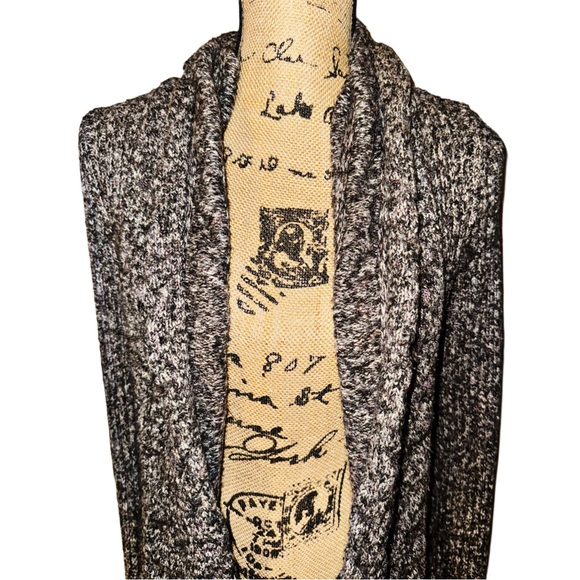 Open Front Heather Soft Knit Sweater - Picture 6 of 15